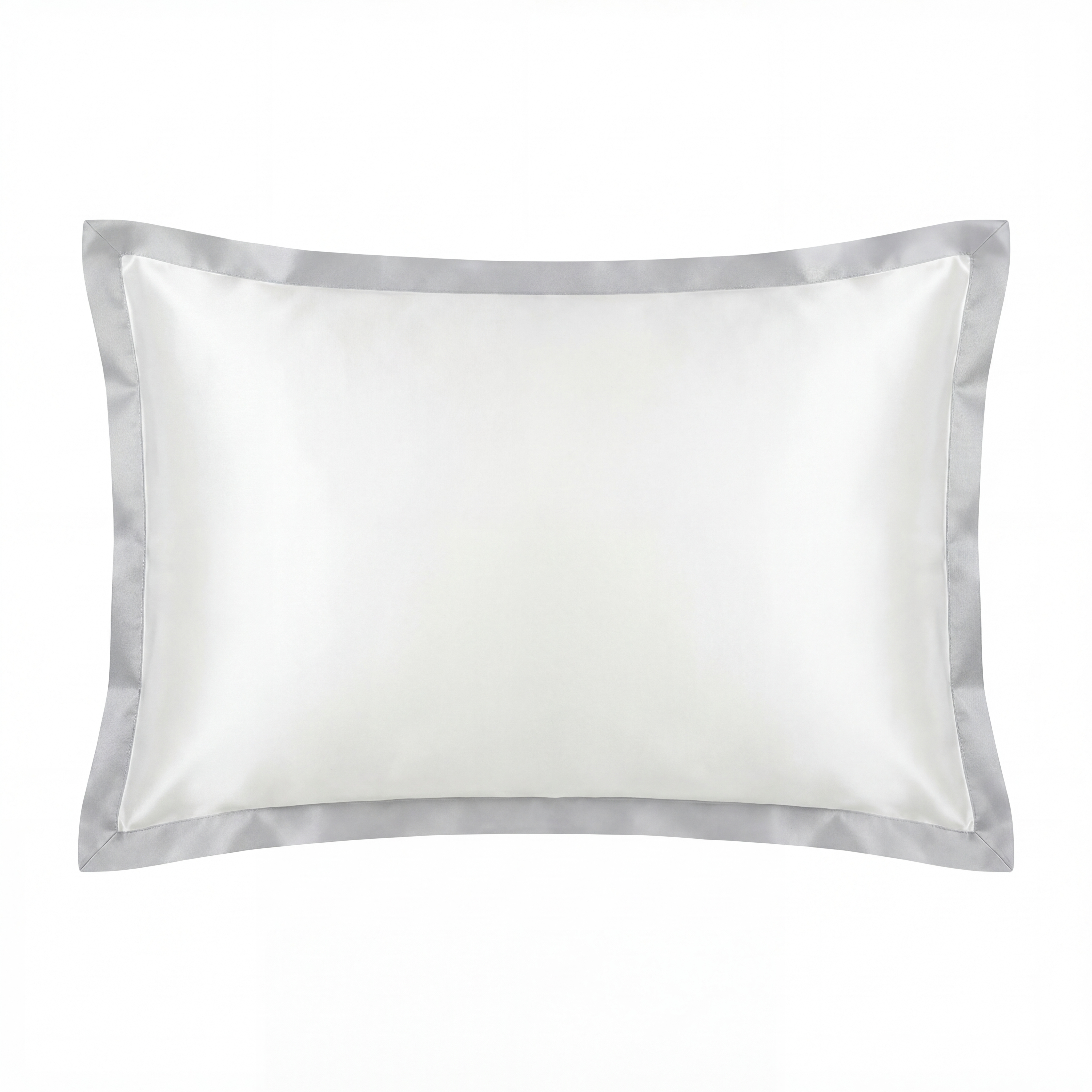 Seidenkissenbezug Ivory White - Silver Oxford Edge.png