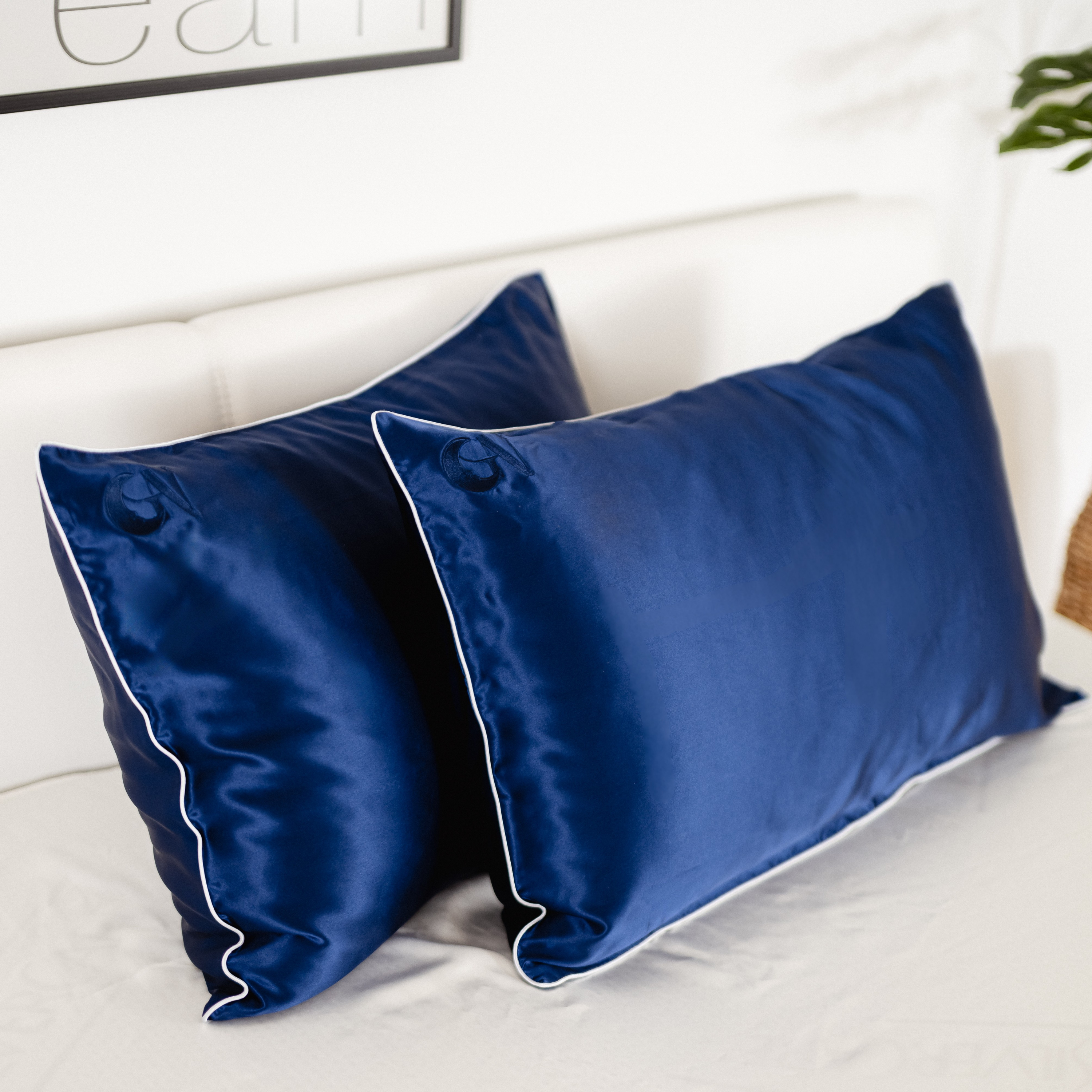 Federa in seta 50×80 in 100% pura seta (22 Momme, Classe 6A) di GN Glowy Nights® – federa di seta dermatologicamente testata, effetto anti-crespo, per capelli morbidi e una pelle luminosa